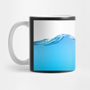 Blue water line Mug